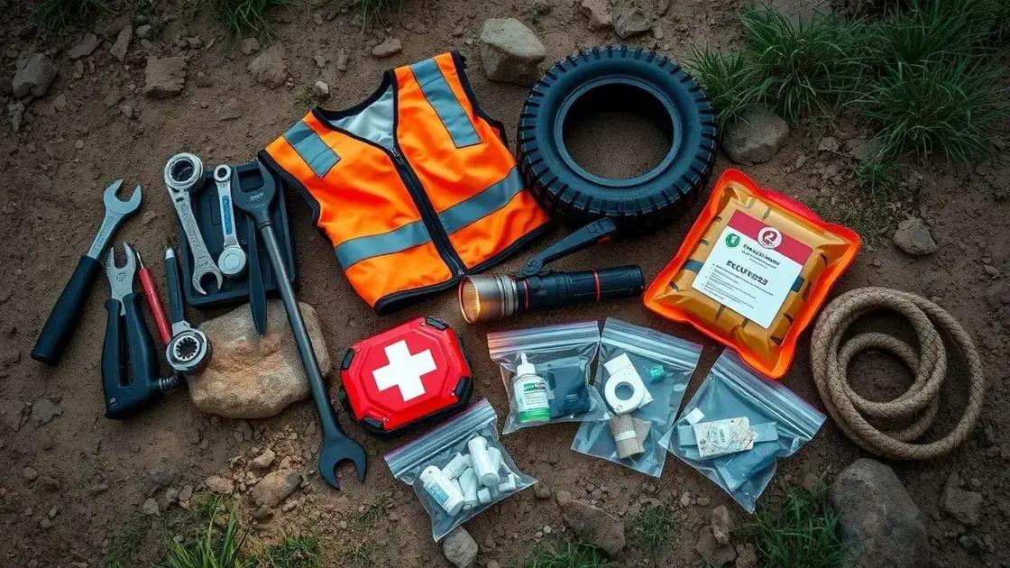 O que levar de equipamentos para emergências O que levar de equipamentos para emergências
