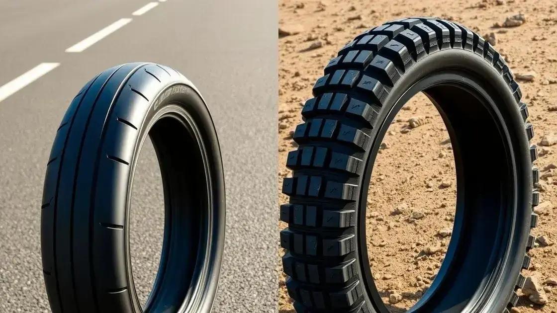 Principais diferenças entre pneus on-road e off-road Principais diferenças entre pneus on-road e off-road