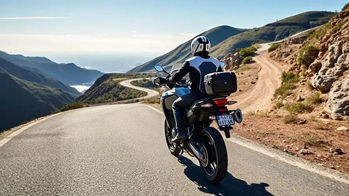 roteiros ideais para explorar e se divertir com a moto