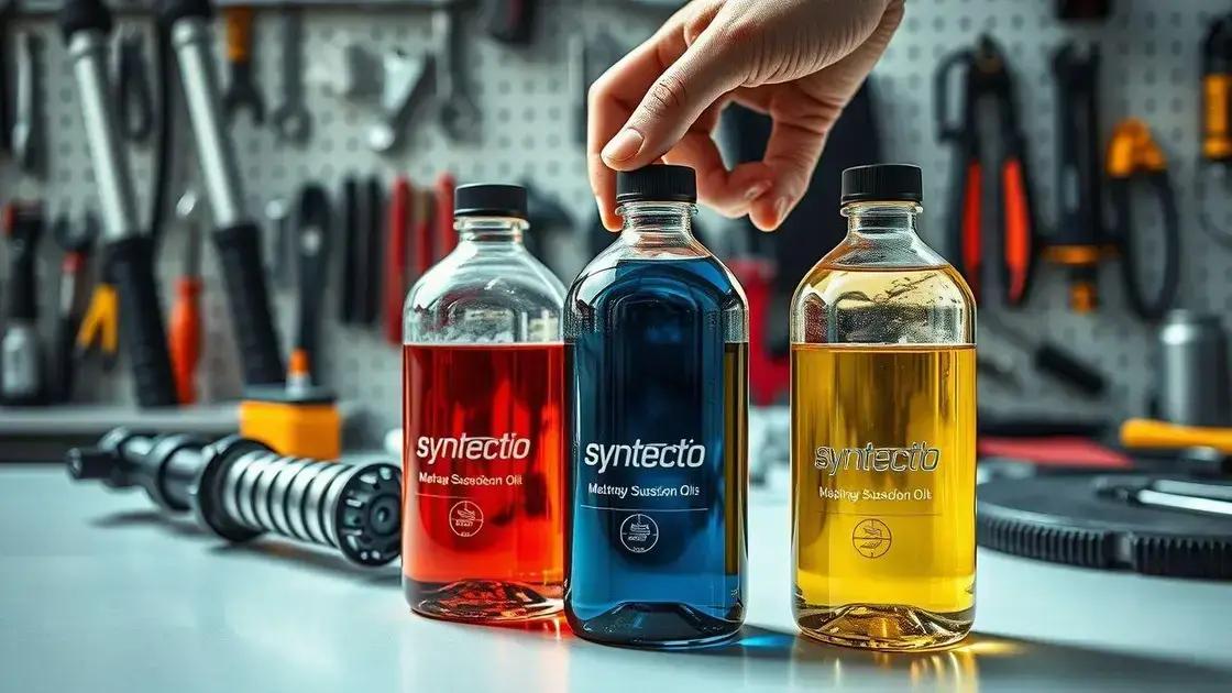 Tipos de óleo: qual a diferença na prática?