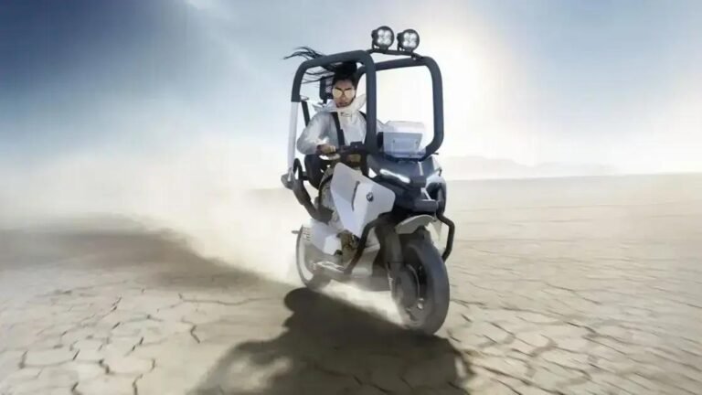 BMW lança moto elétrica autobalanceada sem necessidade de capacete