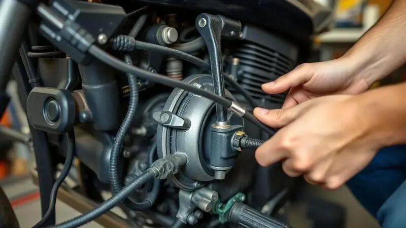 Como ajustar cabo da embreagem da Yamaha Fazer 250