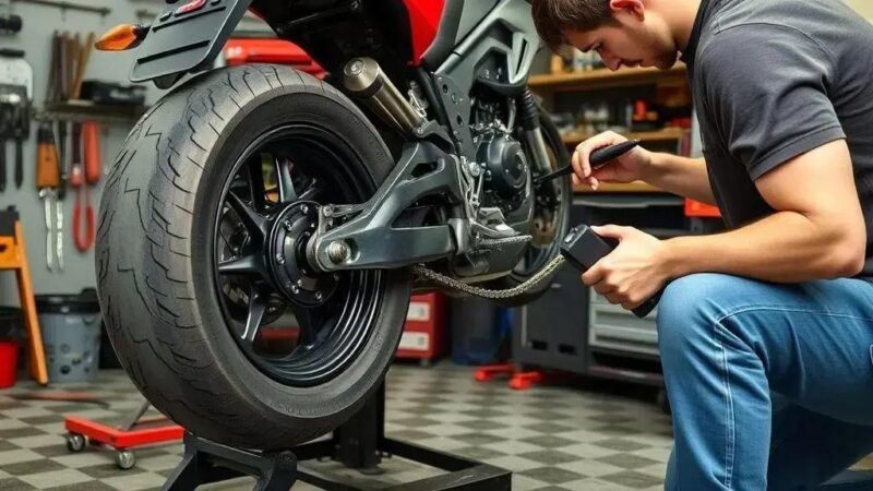 Como ajustar corrente da Honda CB 500X