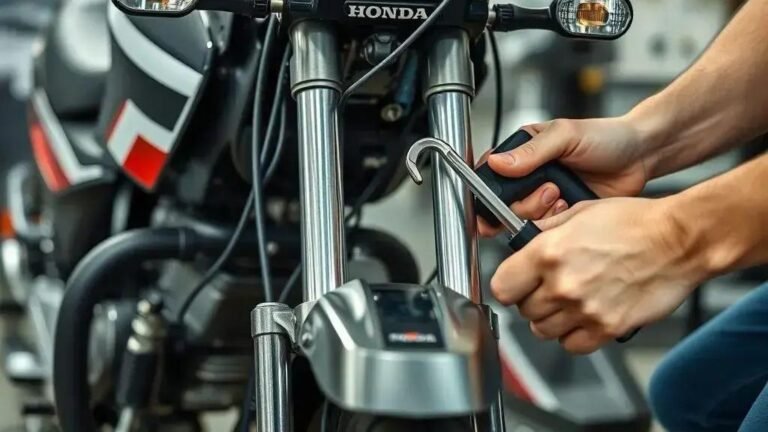 Como ajustar suspensão dianteira da Honda CG 160