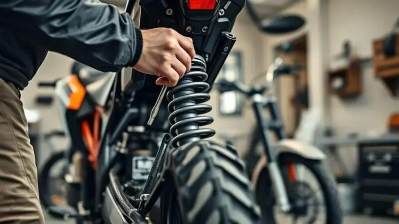 Como ajustar suspensão traseira KTM 390 Adventure