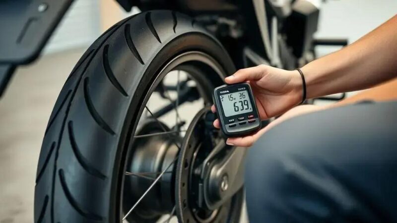 Como calibrar pneus da Honda CB 500X: pressão recomendada, uso do manômetro e inspeção visual semanal