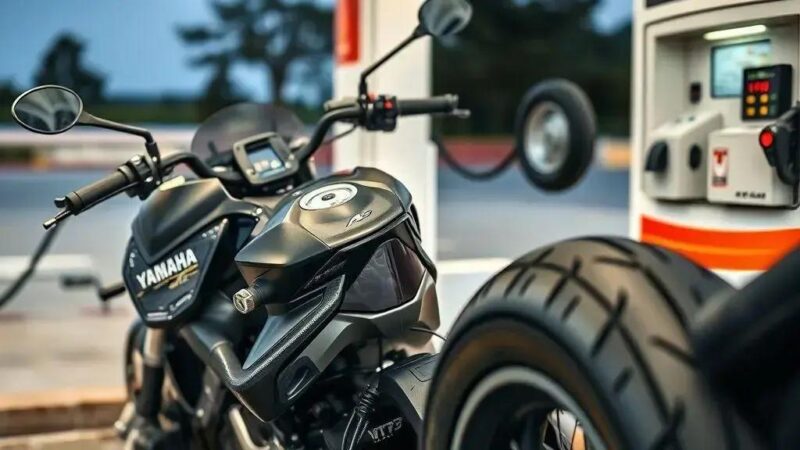 Como calibrar pneus da Yamaha MT-07 conforme manual