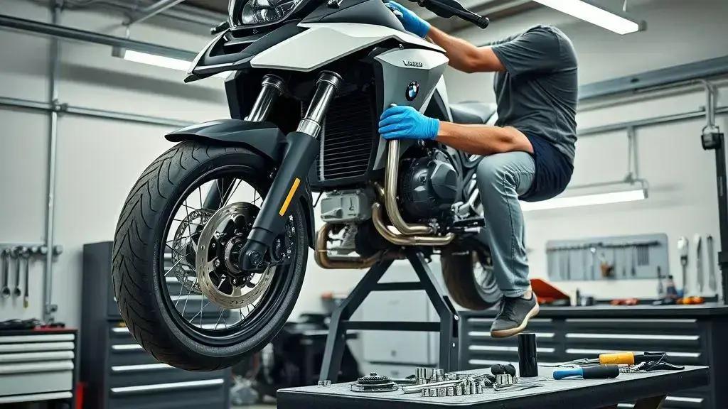 Como desmontar a suspensão dianteira com segurança Como desmontar a suspensão dianteira com segurança