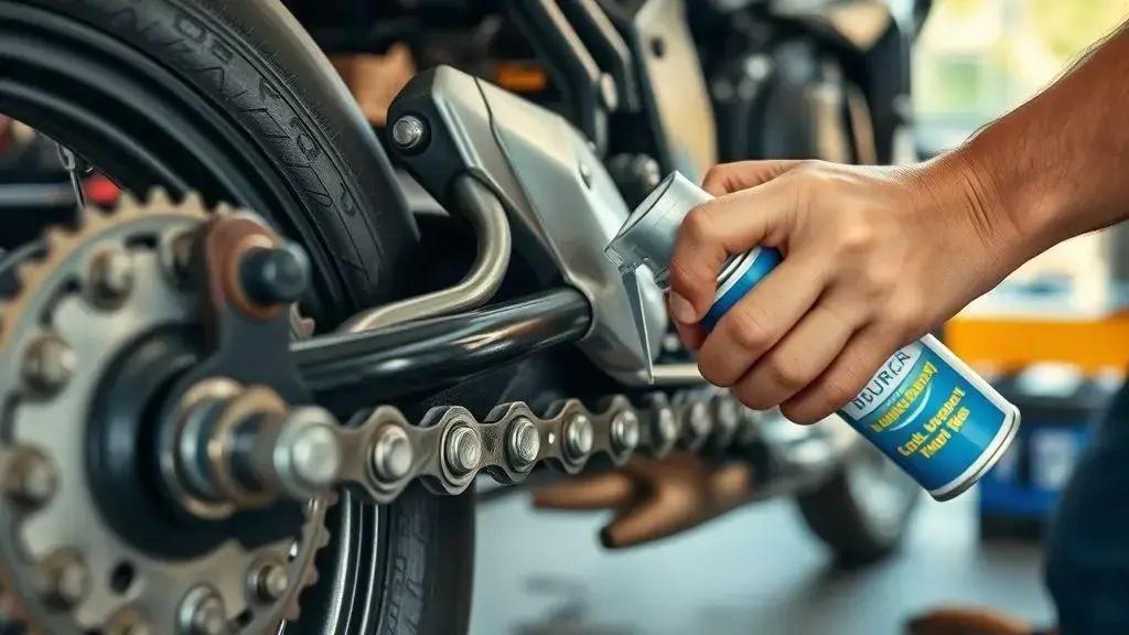 Como lubrificar corretamente a corrente Como lubrificar corretamente a corrente