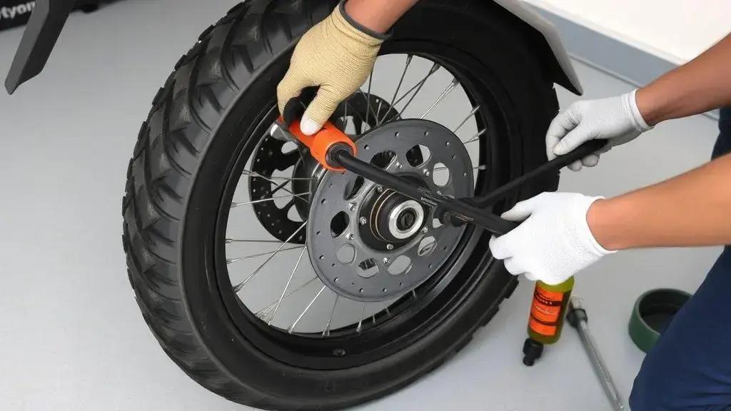 Como retirar o pneu antigo da roda Como retirar o pneu antigo da roda