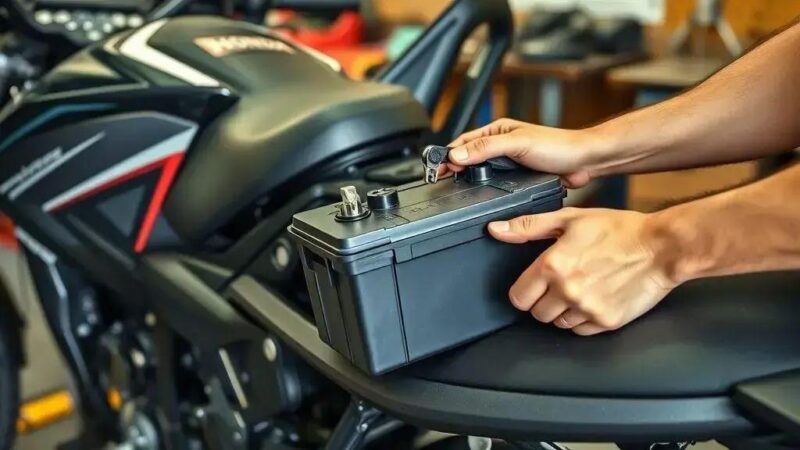 Como trocar bateria Honda CB 500X