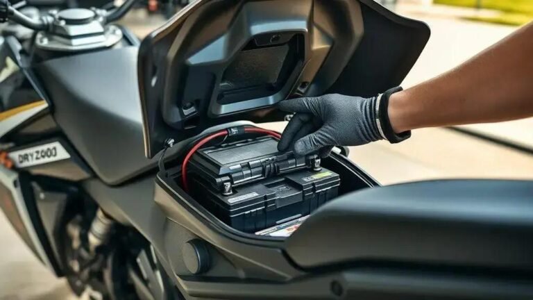 Como trocar e manter a bateria da Suzuki DR-Z400