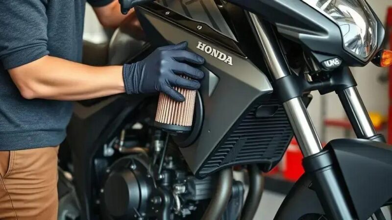 Como trocar o filtro de óleo da Honda CG 160