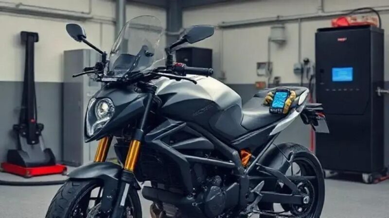 Cuidados específicos para motos elétricas: carga, inspeção elétrica, lubrificação e atualizações de software