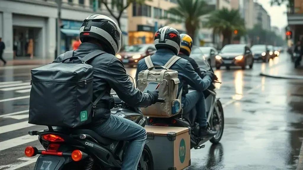 Cuidados extras para motoboys, entregadores e motociclistas em serviço Cuidados extras para motoboys, entregadores e motociclistas em serviço