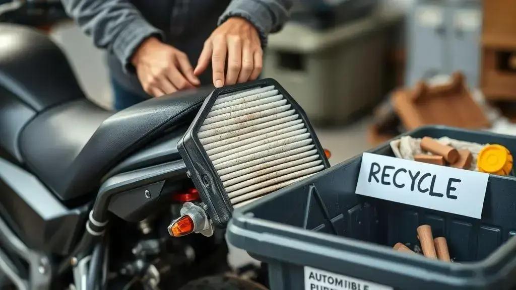 Cuidados finais e como descartar o filtro usado Cuidados finais e como descartar o filtro usado