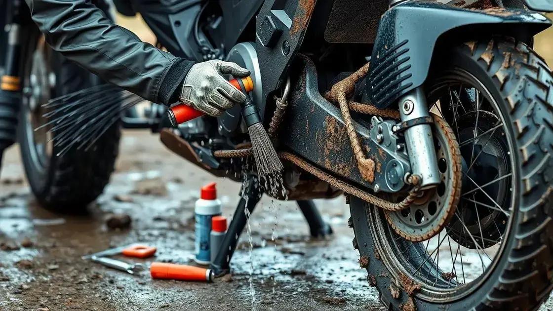 Cuidados pós-trajeto: limpeza e manutenção da moto Cuidados pós-trajeto: limpeza e manutenção da moto