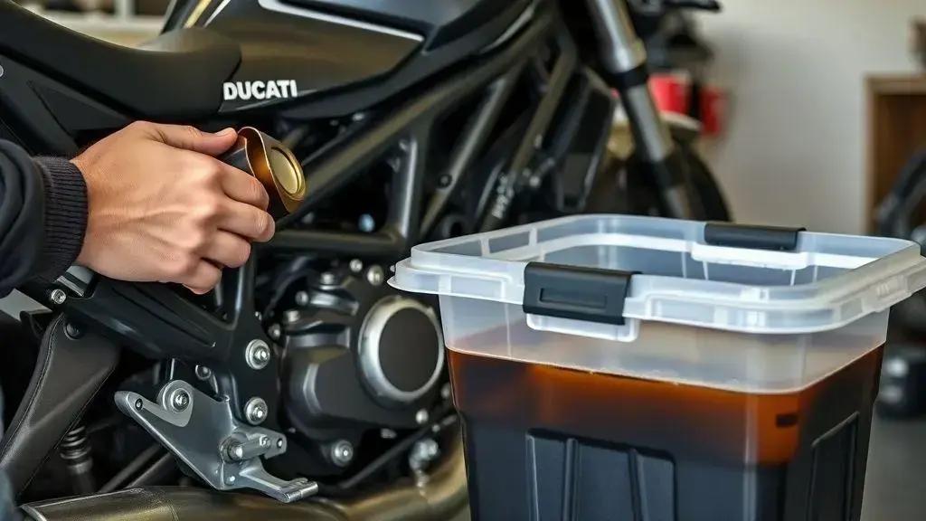 Cuidados pós-troca e descarte correto do óleo