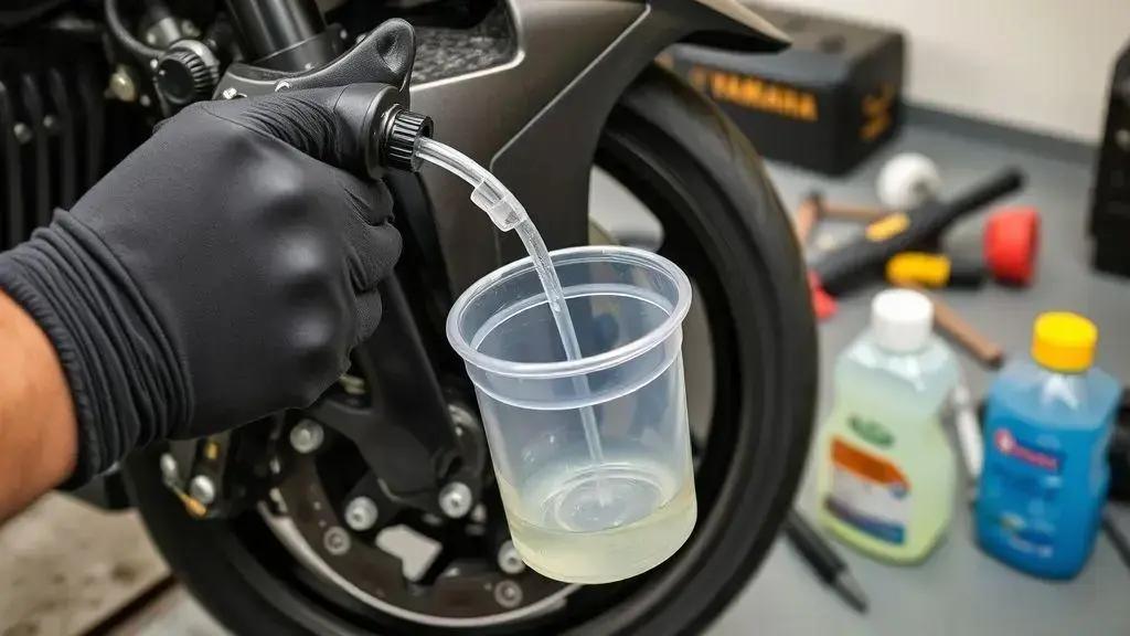 Etapas detalhadas para a sangria do freio dianteiro Etapas detalhadas para a sangria do freio dianteiro