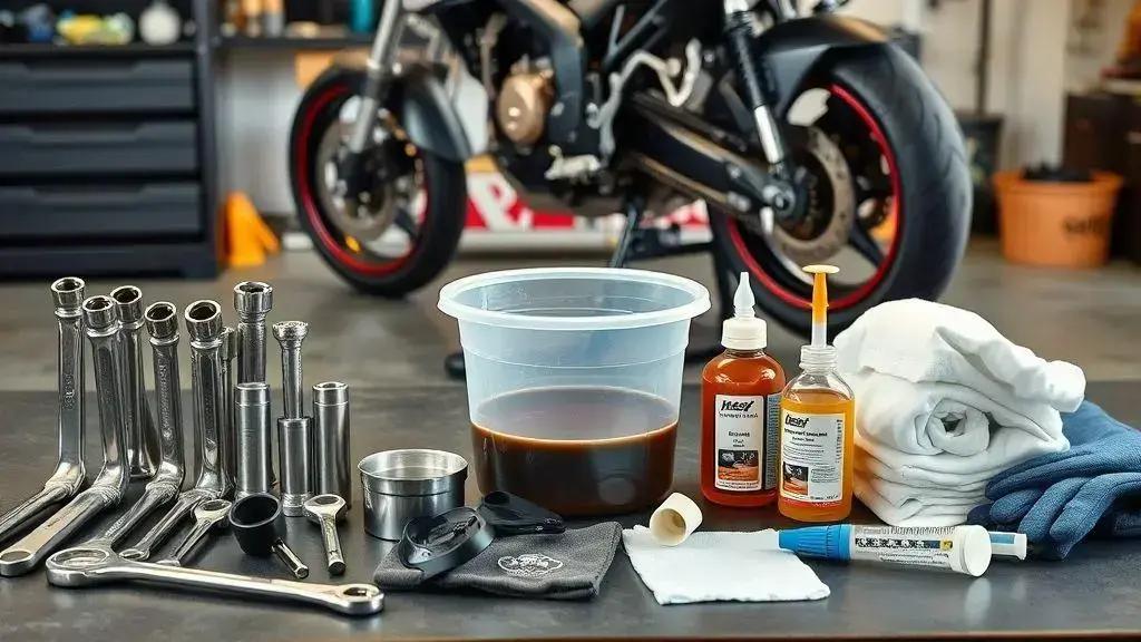 Ferramentas e materiais essenciais para a troca Ferramentas e materiais essenciais para a troca