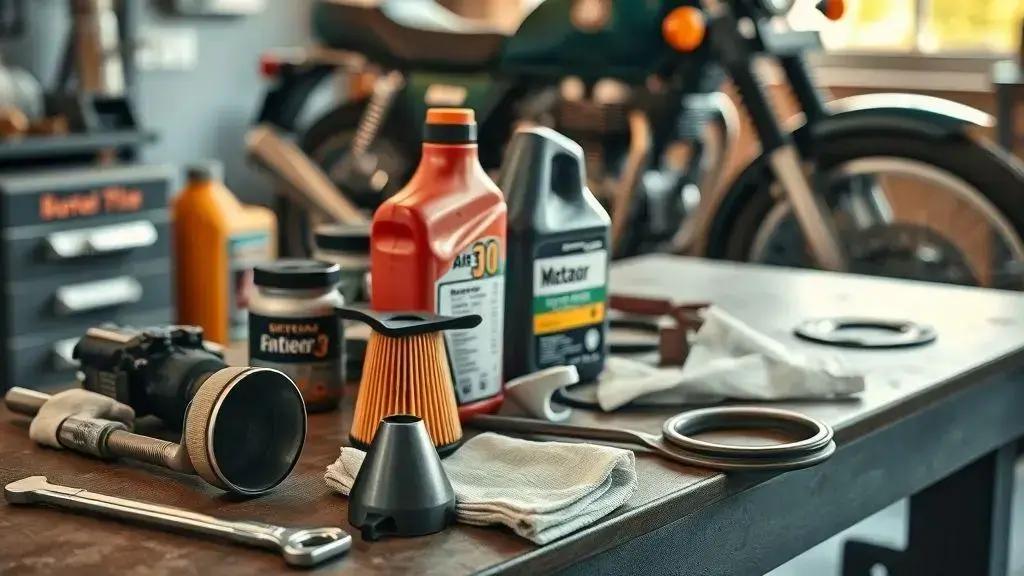 Ferramentas e materiais necessários para a troca Ferramentas e materiais necessários para a troca