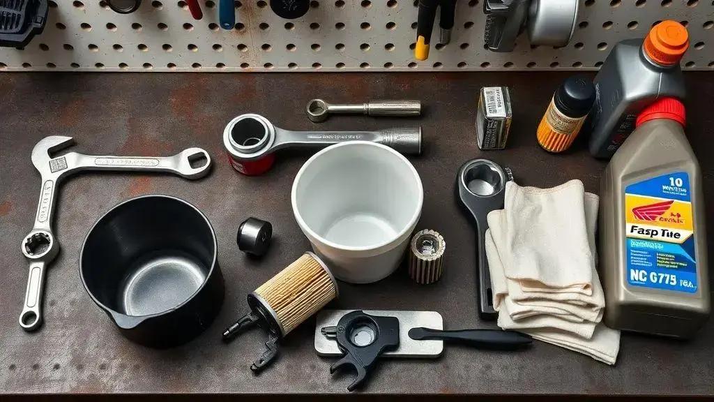 Ferramentas e materiais necessários para a troca Ferramentas e materiais necessários para a troca