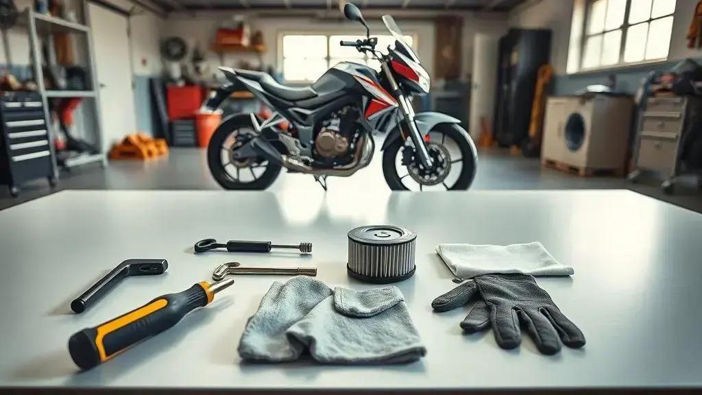 Ferramentas e preparação para a troca Ferramentas e preparação para a troca