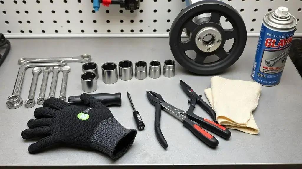 Ferramentas necessárias para o procedimento