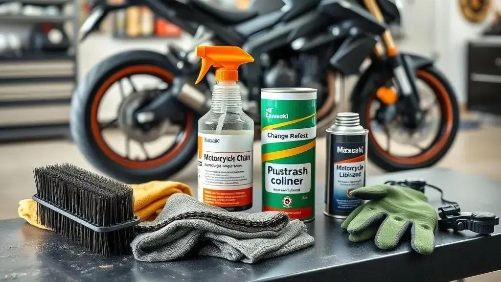 Materiais essenciais para a limpeza e lubrificação Materiais essenciais para a limpeza e lubrificação