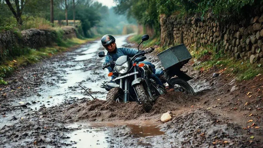 O que fazer em situações de atolamento ou perda de controle