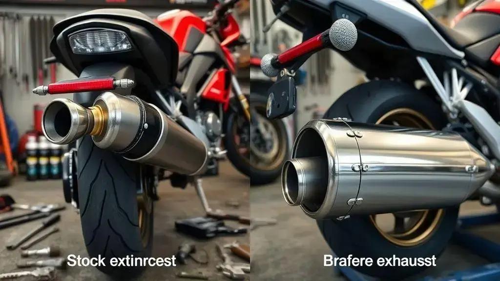 Opções e diferenças entre escapamentos originais e esportivos Opções e diferenças entre escapamentos originais e esportivos