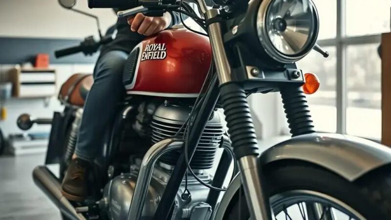 Passo a passo para ajustar embreagem da Royal Enfield Meteor 350