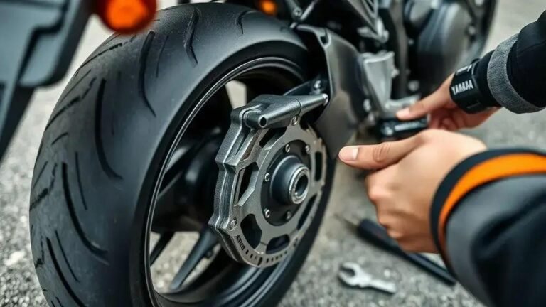 Passo a passo para ajustar freio traseiro da Yamaha MT-07