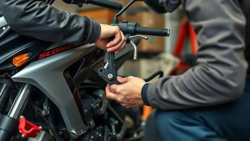 Passo a passo para ajustar o cabo da embreagem da Honda CB 500X