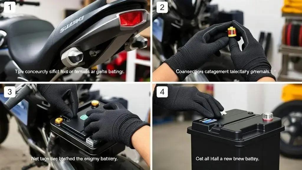 Passo a passo para substituir a bateria da DR-Z400