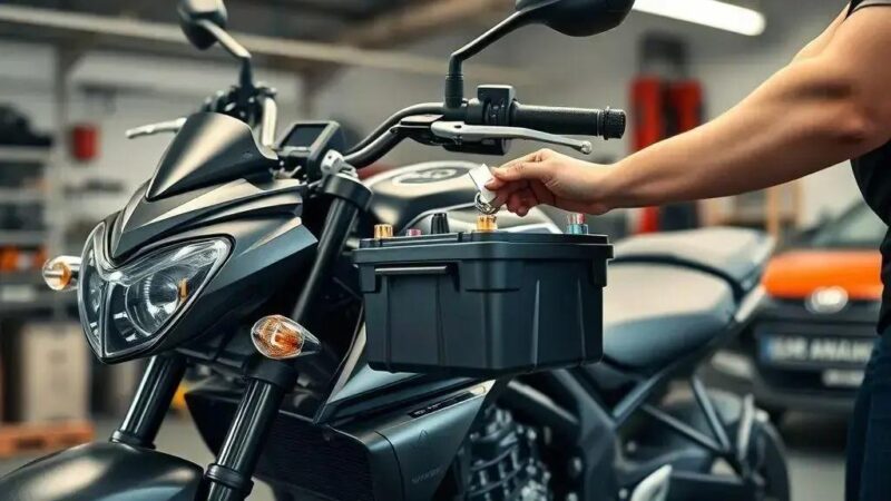 Passo a passo para troca de bateria Yamaha MT-07