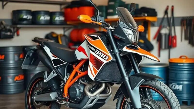 Passo a passo para troca de óleo motor KTM 390 Adventure