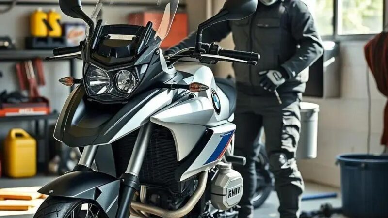 Passo a passo para troca de óleo na BMW R 1250 GS