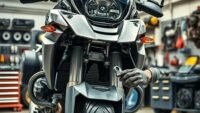 Passo a passo para troca de óleo suspensão dianteira BMW R 1250 GS