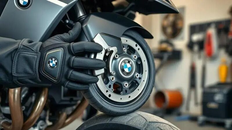 Passo a passo para troca de pastilhas de freio BMW R 1250 GS