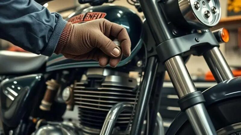 Passo a passo para troca de vela Royal Enfield Meteor 350