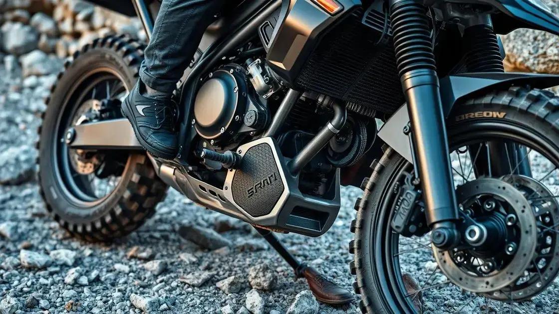 Preparação da moto para enfrentar pedras grandes Preparação da moto para enfrentar pedras grandes