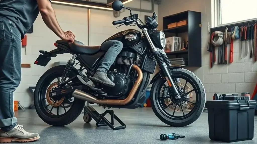 Preparando a Harley-Davidson Street 750 com segurança