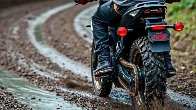 Técnicas para pilotar em terrenos escorregadios