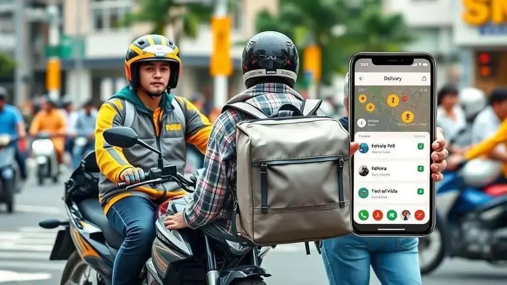 Diferenças entre motoboy, entregador e aplicativo