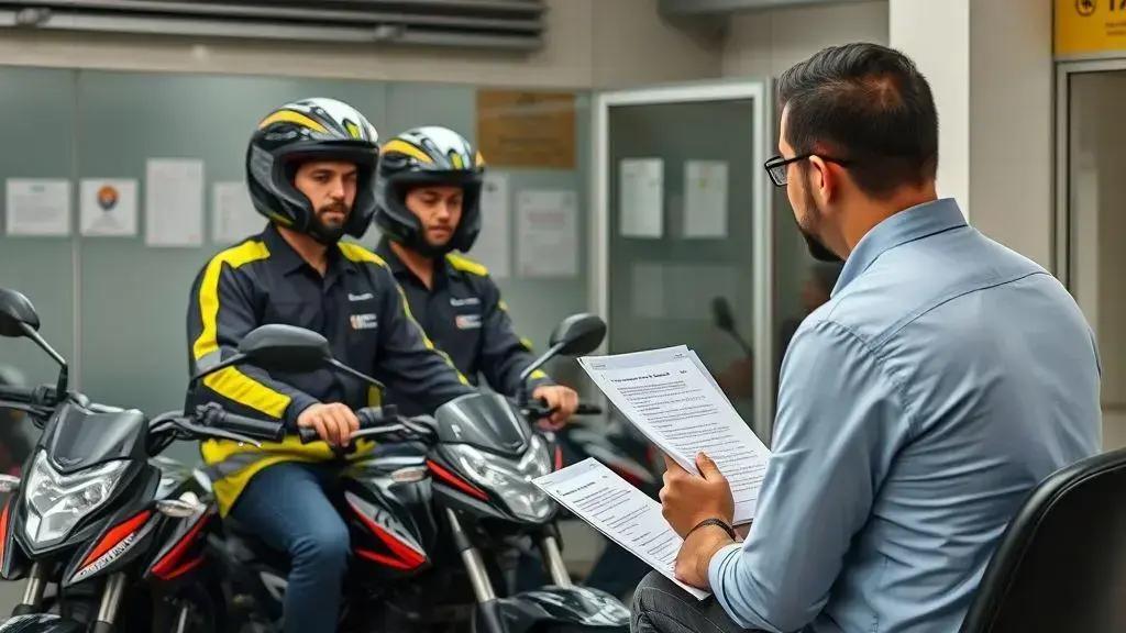 Escolha dos motoboys e critérios para contratação