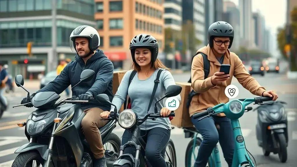 Impactos das novas alternativas para motoboy e entregador