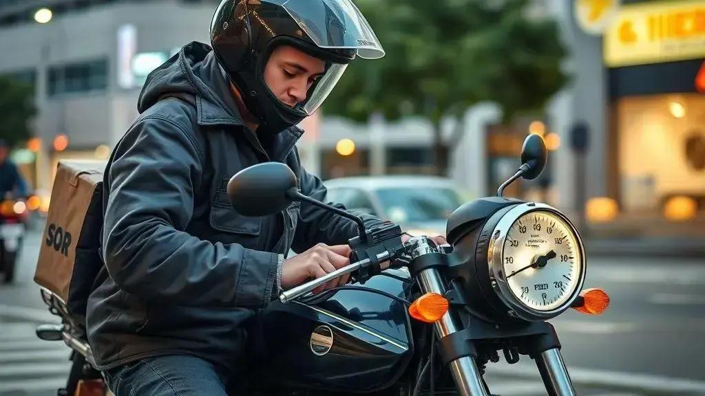 Manutenção da moto que influencia no gasto de combustível