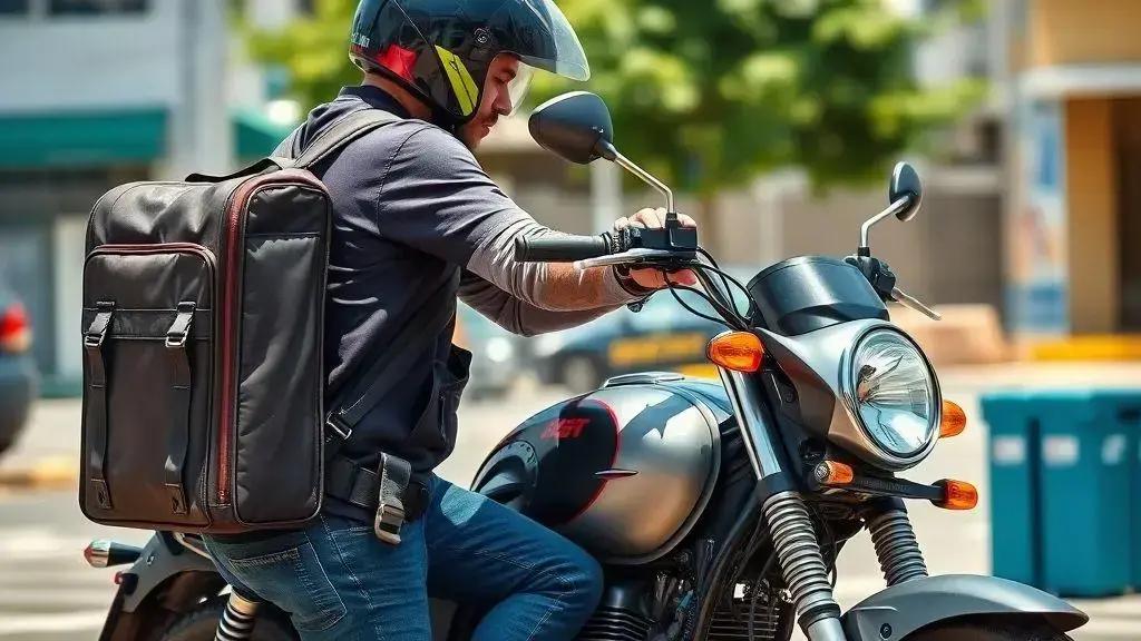 Rotina prática de checagem para motoboy, entregador e motociclista