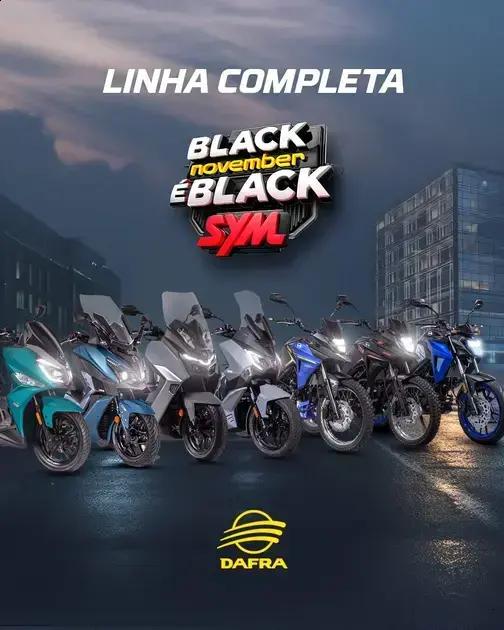 Black November Dafra: ofertas imperdíveis para sua moto nova